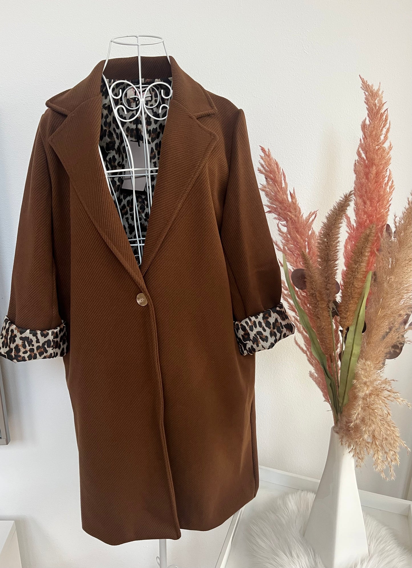 Mantel mit Leofutter