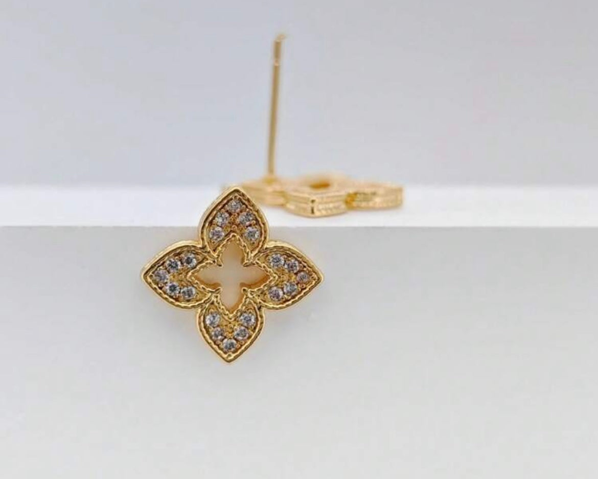 Ohrstecker „Kleeblatt“