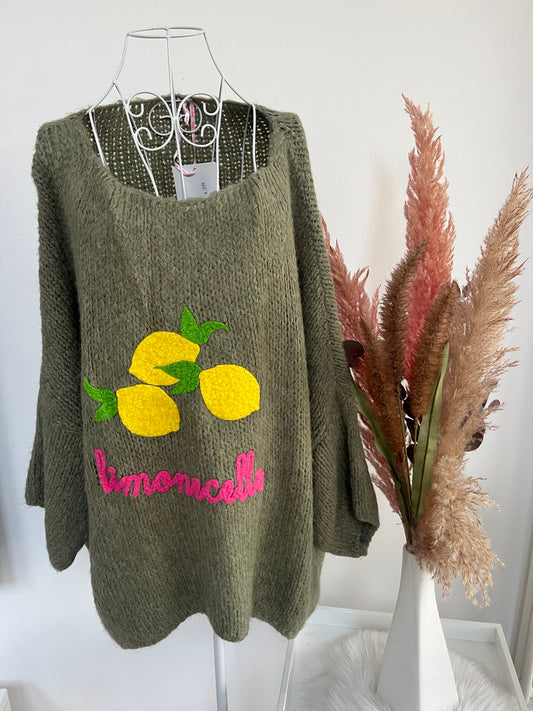 Strick Pullover Limonecello