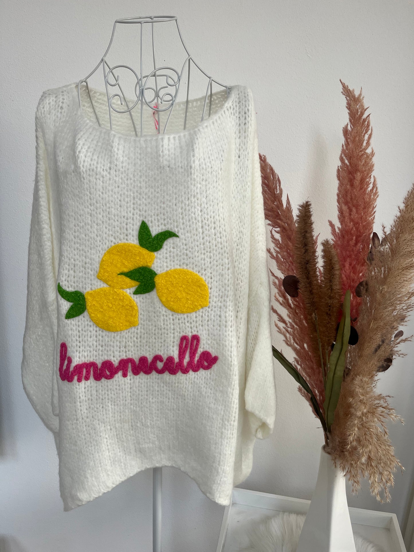 Strick Pullover Limonecello