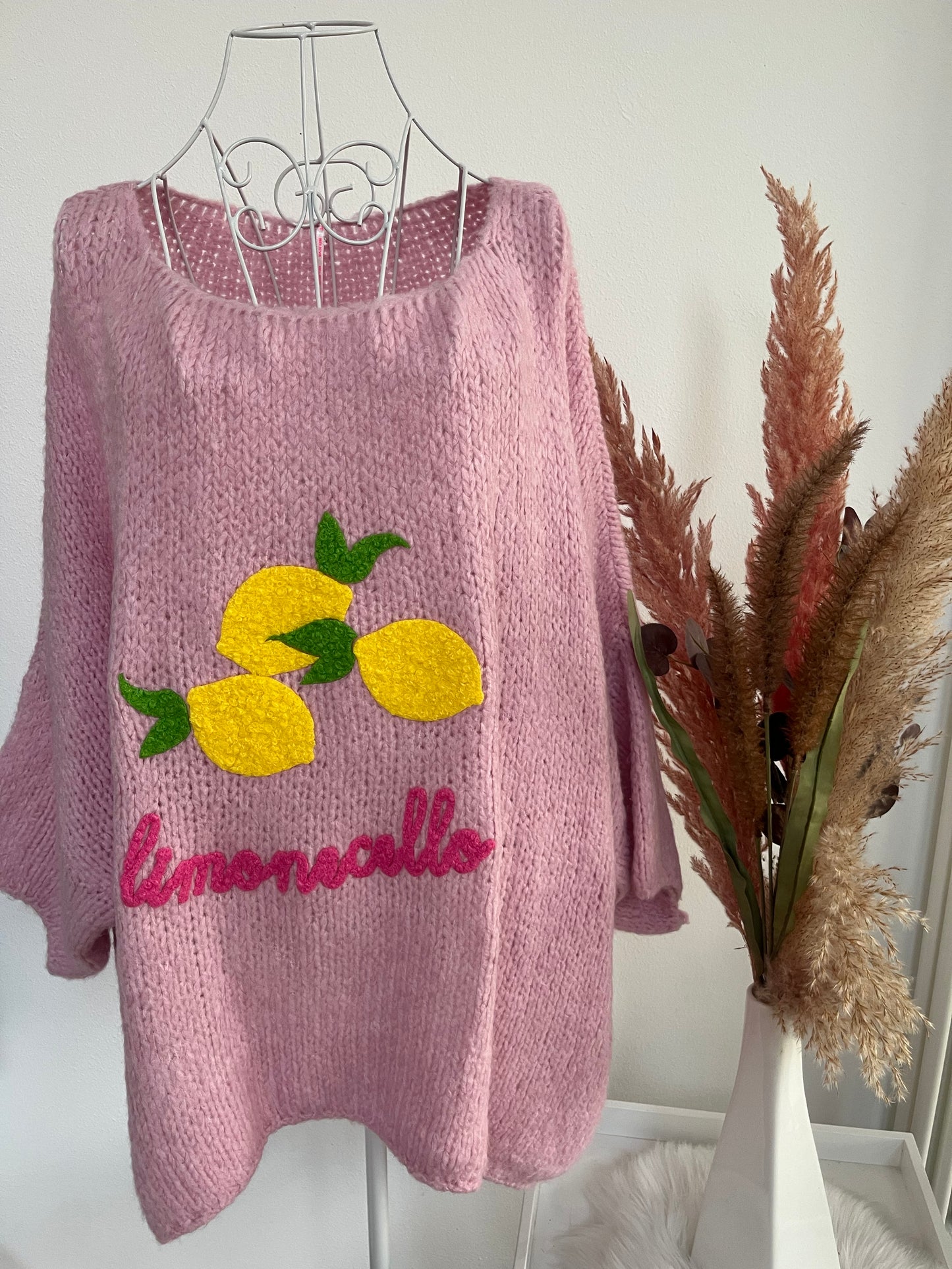 Strick Pullover Limonecello