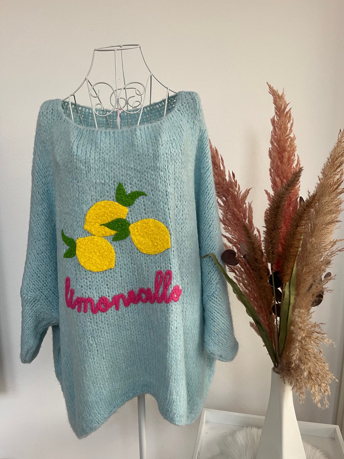 Strick Pullover Limonecello