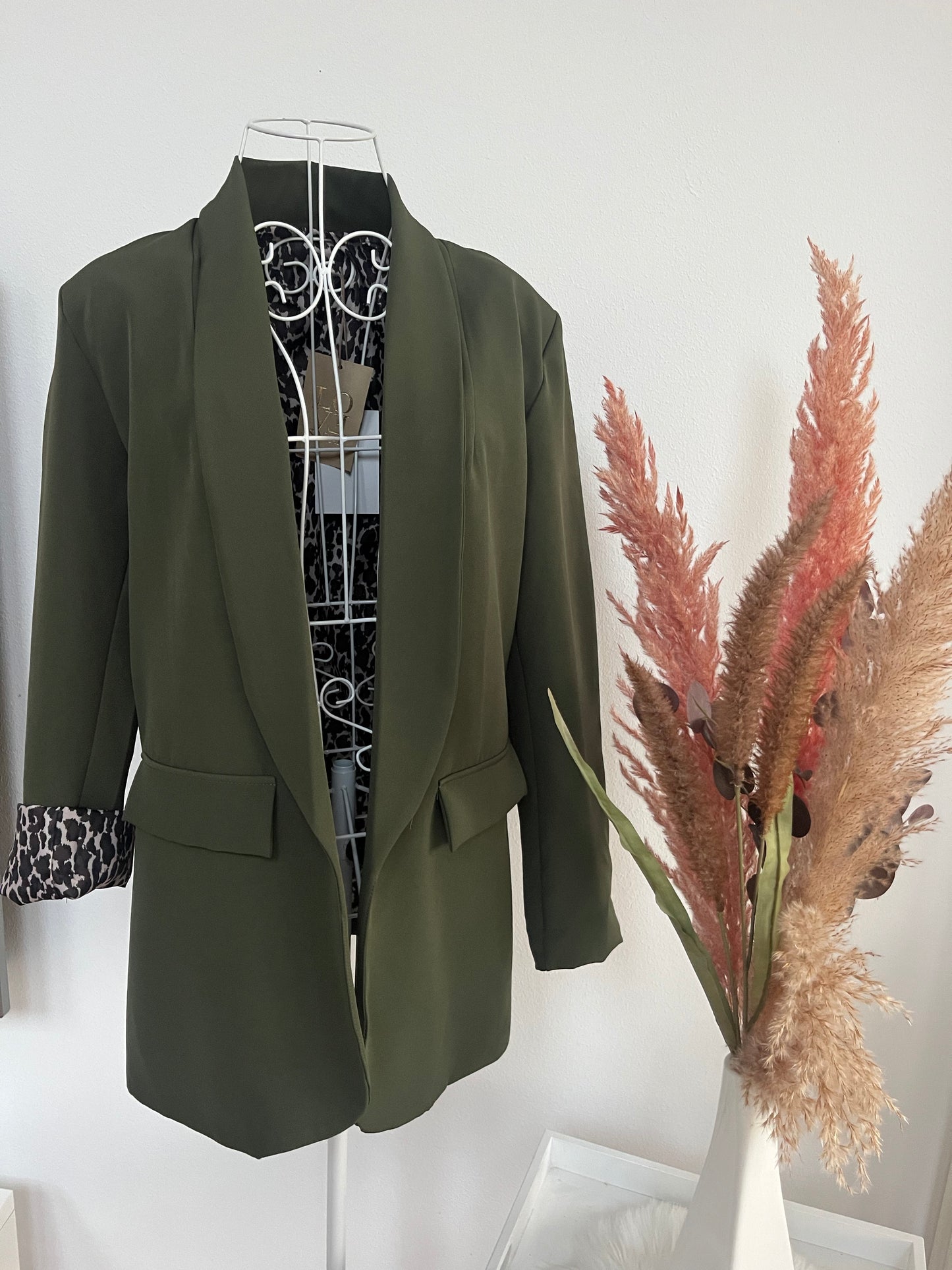 Blazer Animalprintfutter