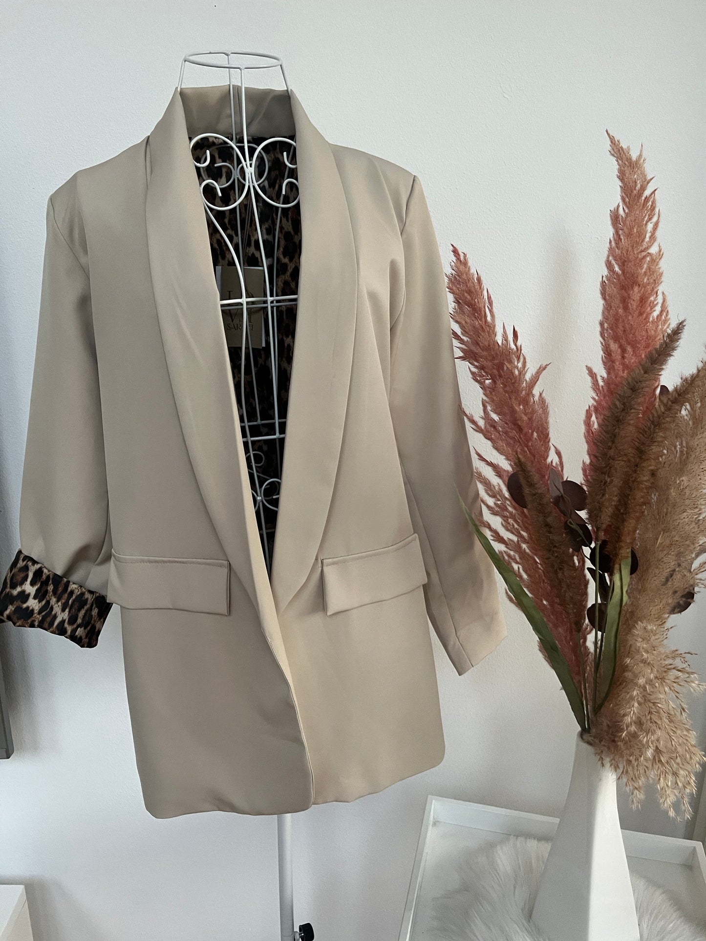 Blazer Animalprintfutter