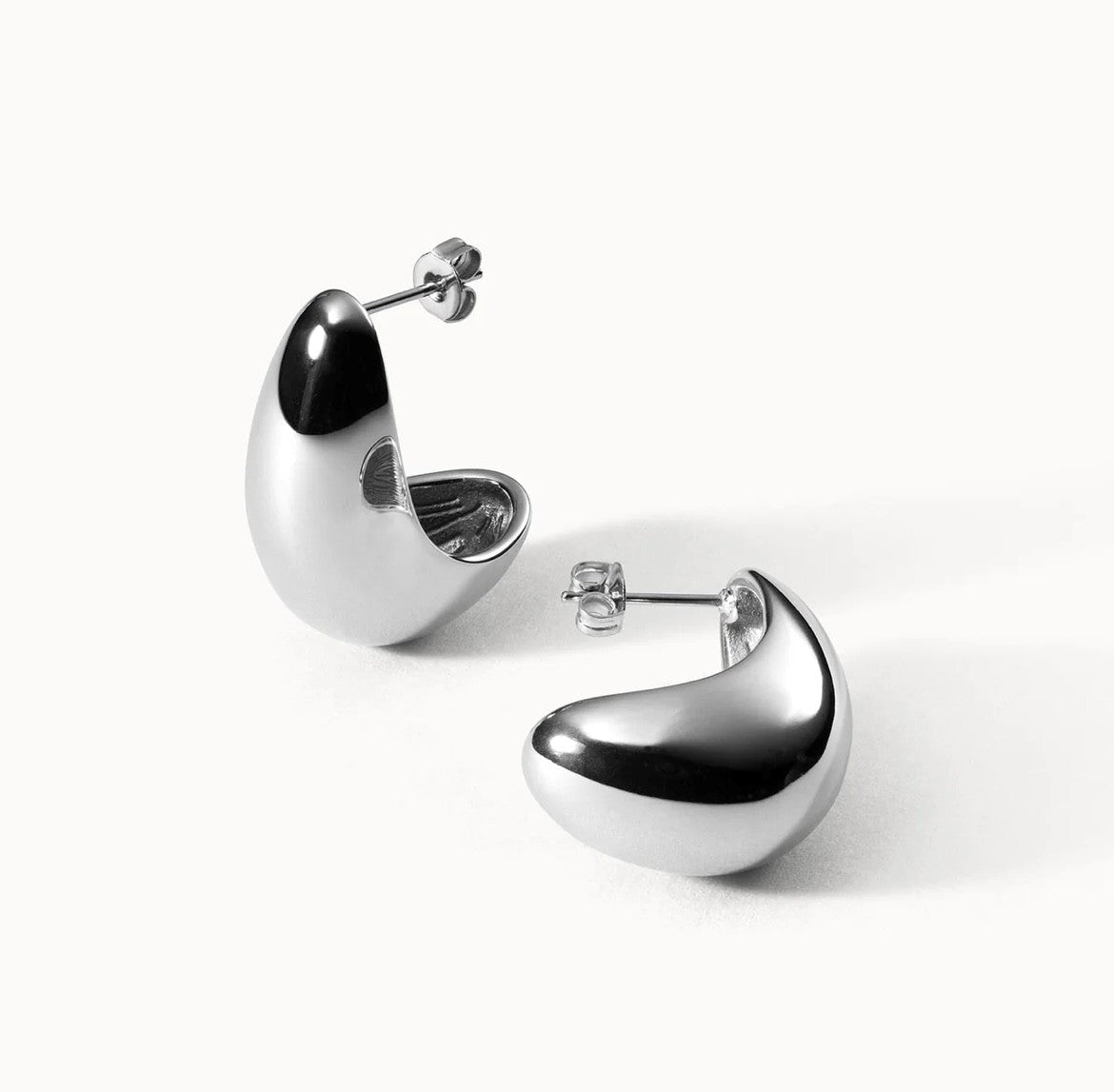 Ohrringe Tropfen Gold/Silber